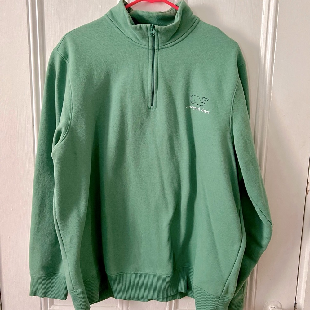 Vineyard Vines Green Quarter-zip Size L